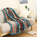 60x50 Soft Boho Sherpa Throw Blanket