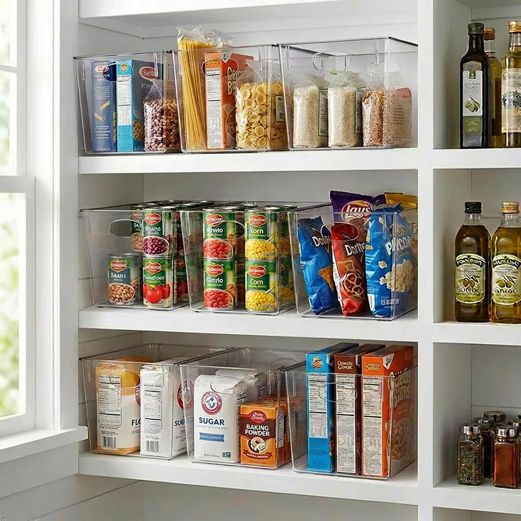 4 Pack Extra Large Clear Storage Bins