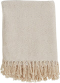 Soft Cotton Diamond Weave Throw