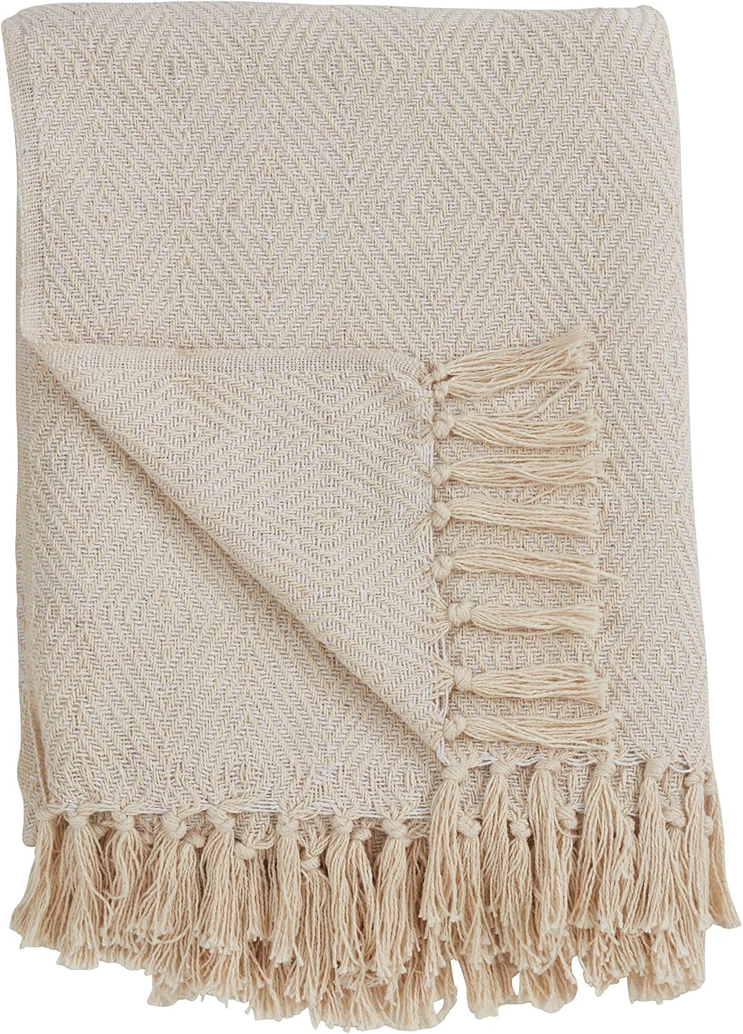 Soft Cotton Diamond Weave Throw